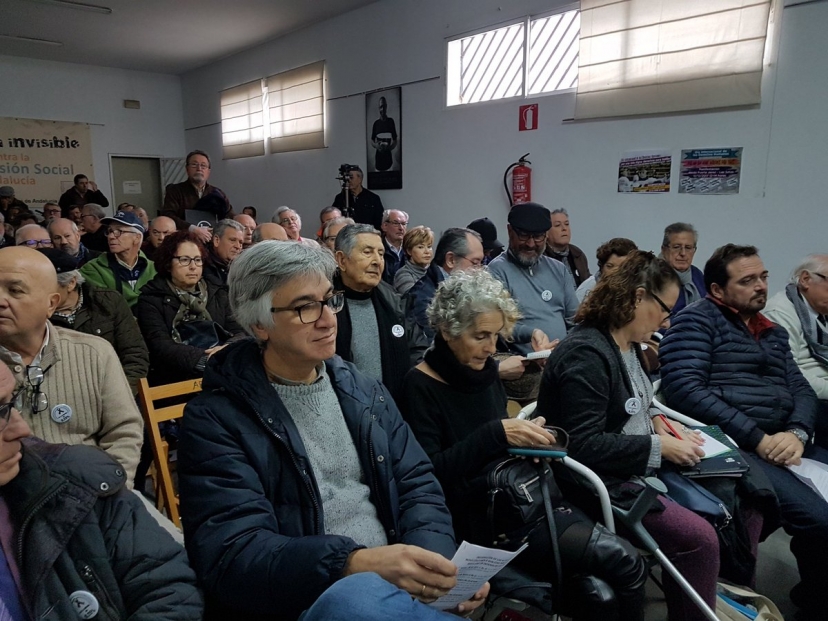 Asamblea de la Plataforma Sevillana en Defensa de las Pensiones Públicas