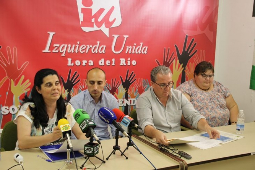 IU Lora del Río: “Hay falta de Presupuesto, de Comisiones, de transparencia e información”