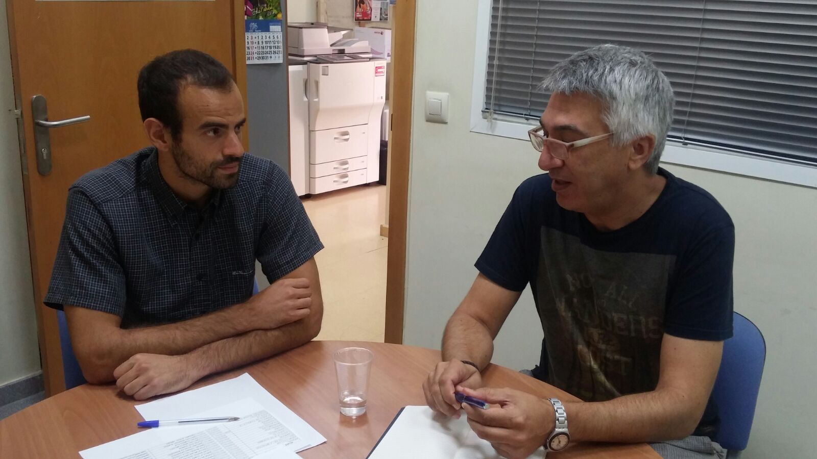 Miguel Ángel Bustamante y Manuel Lay