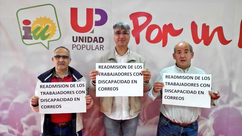 IU Sevilla denuncia la discriminación de Correos hacia los trabajadores con discapacidad