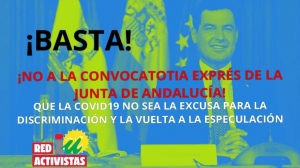 La Red de Activistas de IU Sevilla recurre la convocatoria express de 159 plazas de funcionarios interinos por parte del gobierno andaluz