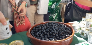 IU Sevilla denuncia la guerra comercial abierta por EEUU con los aranceles contra la aceituna negra de mesa.