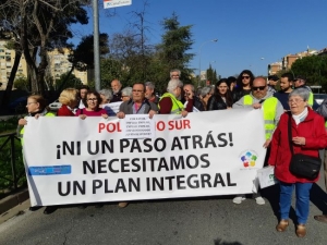 Apoyamos la manifestación convocada por la plataforma del Polígono Sur convocada por el Día de la Justicia Social
