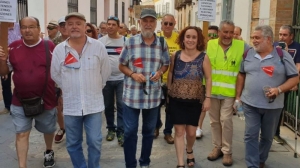 Crónica del recibimiento en Utrera a la Marcha de Pensionistas de Rota