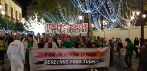 Manifestación &quot;Tenemos derecho a tener derechos&quot;