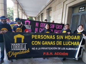 Concentración de La Corrala Dignidad en los Juzgados