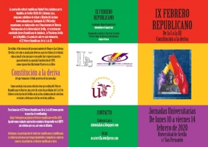 IX Febrero Republicano: Programa de las jornadas universitarias y novedades