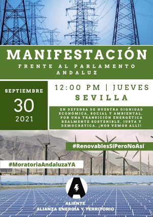 Jueves 30: Convocatoria del Área de Medio Ambiente en IU Sevilla