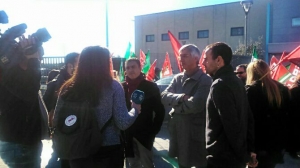 Trabajadoras y trabajadores de Konecta vuelven a concentrarse en Bollullos de la Mitación