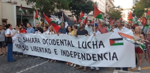 Marcha por la Paz 2018. Todo nuestro apoyo y solidaridad con el pueblo saharaui.