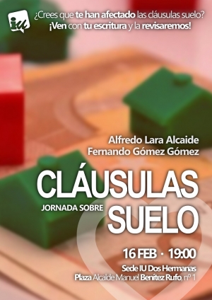 Charla Informativa sobre cláusulas suelo en Dos Hermanas
