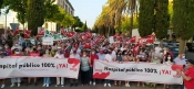 Aljarafe Despierta: Éxito de la manifestación por un Hospital Comarcal 100% público