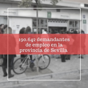 IU Sevilla se congratula de la bajada del paro en la provincia, pero advierte de la temporalidad de los contratos en estas fechas.