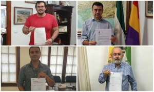 Alcalles de IU Sevilla realizan una campaña &quot;Susana miente&quot;